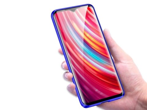 Dr. Fit Etui magnetyczne szklane Dr.Fit dwustronne do Redmi Note 8 Pro Niebieskie Dr. Fit Etui magnetyczne szklane Dr.Fit dwustronne do Redmi Note 8 Pro Niebieskie