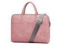 J.QMEI Torba etui skórzane J.QMEI pokrowiec do laptopa 15" do MacBook Air/ Pro Różowa