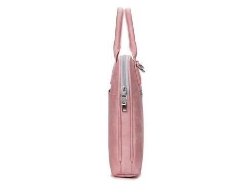 J.QMEI Torba etui skórzane J.QMEI pokrowiec do laptopa 15" do MacBook Air/ Pro Różowa J.QMEI Torba etui skórzane J.QMEI pokrowiec do laptopa 15" do MacBook Air/ Pro Różowa