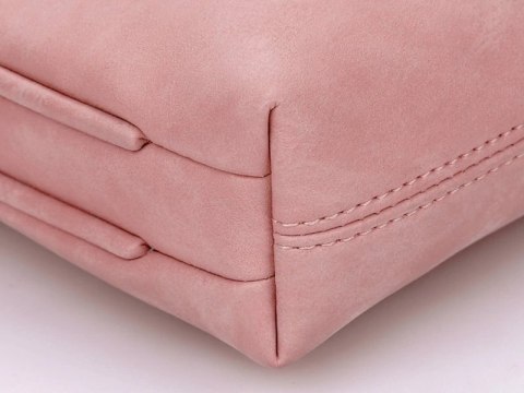J.QMEI Torba etui skórzane J.QMEI pokrowiec do laptopa 15" do MacBook Air/ Pro Różowa J.QMEI Torba etui skórzane J.QMEI pokrowiec do laptopa 15" do MacBook Air/ Pro Różowa