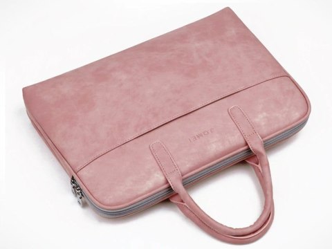 J.QMEI Torba etui skórzane J.QMEI pokrowiec do laptopa 15" do MacBook Air/ Pro Różowa J.QMEI Torba etui skórzane J.QMEI pokrowiec do laptopa 15" do MacBook Air/ Pro Różowa