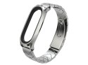 Mijobs Bransoletka V-Style GT band Mijobs do Xiaomi Mi Band 3/4 srebrna