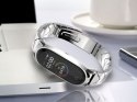 Mijobs Bransoletka V-Style GT band Mijobs do Xiaomi Mi Band 3/4 srebrna