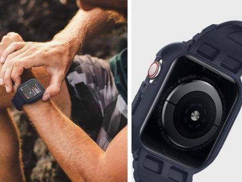 Spigen Etui Spigen Rugged Armor Pro do Apple Watch Series 4/5/6/SE 44mm Charcoal Grey Spigen Etui Spigen Rugged Armor Pro do Apple Watch Series 4/5/6/SE 44mm Charcoal Grey