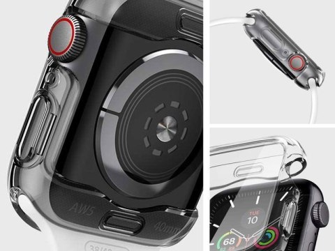 Spigen Etui Spigen Ultra Hybrid do Apple Watch Series 4/5/6/SE 40mm Crystal Clear Spigen Etui Spigen Ultra Hybrid do Apple Watch Series 4/5/6/SE 40mm Crystal Clear