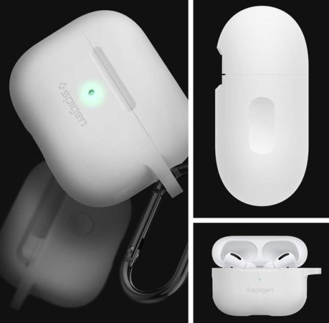 Spigen Etui silikonowe Spigen Fit case do Apple Airpods Pro white Spigen Etui silikonowe Spigen Fit case do Apple Airpods Pro white