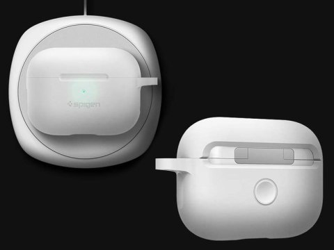 Spigen Etui silikonowe Spigen Fit case do Apple Airpods Pro white Spigen Etui silikonowe Spigen Fit case do Apple Airpods Pro white