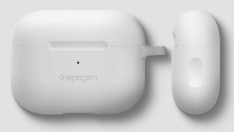 Spigen Etui silikonowe Spigen Fit case do Apple Airpods Pro white Spigen Etui silikonowe Spigen Fit case do Apple Airpods Pro white