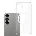 3mk Etui do Samsung Galaxy S25+ Plus Transparent 3mk Clear MagCase MagSafe