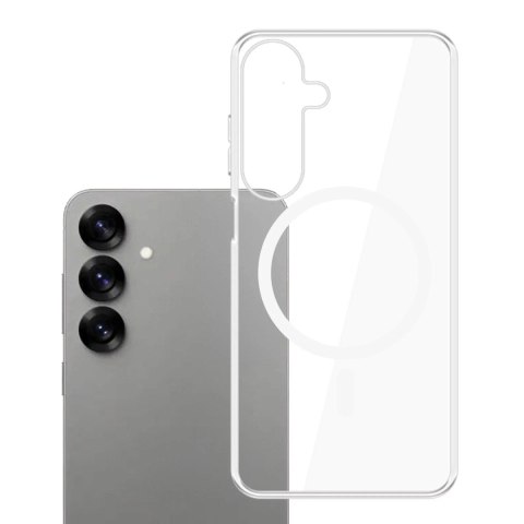 3mk Etui do Samsung Galaxy S25+ Plus Transparent 3mk Clear MagCase MagSafe 3mk Etui do Samsung Galaxy S25+ Plus Transparent 3mk Clear MagCase MagSafe