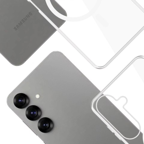 3mk Etui do Samsung Galaxy S25+ Plus Transparent 3mk Clear MagCase MagSafe 3mk Etui do Samsung Galaxy S25+ Plus Transparent 3mk Clear MagCase MagSafe