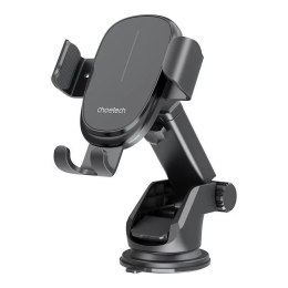 Choetech Grawitacyjny Uchwyt Samochodowy z Ładowarką Indukcyjną Choetech T203-F 15W Czarny