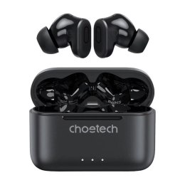 Choetech Słuchawki bezprzewodowe TWS Choetech BH-T15 ANC+ENC (Czarne)