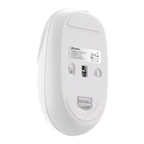 Dareu Bezprzewodowa Mysz Dareu LM135D 1200 DPI 2.4G + Bluetooth Biała Dareu Bezprzewodowa Mysz Dareu LM135D 1200 DPI 2.4G + Bluetooth Biała
