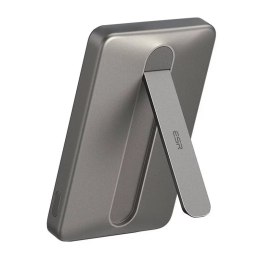 ESR Powerbank Magnetyczny z Podstawką ESR Qi2 MagSlim 5000mAh 15W Piaskowy