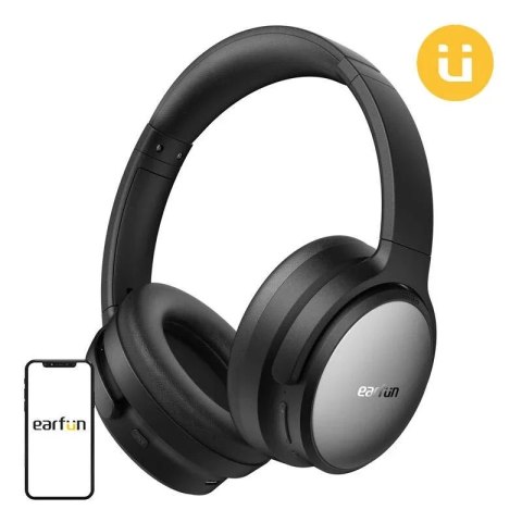 EarFun Słuchawki bezprzewodowe Earfun Tune Pro Czarny, ANC, Bluetooth 5.4, 120h EarFun Słuchawki bezprzewodowe Earfun Tune Pro Czarny, ANC, Bluetooth 5.4, 120h
