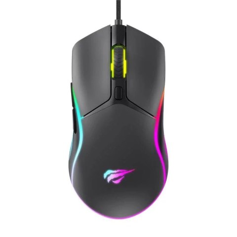 Havit Przewodowa mysz gamingowa Havit MS1029 RGB (czarna) Havit Przewodowa mysz gamingowa Havit MS1029 RGB (czarna)