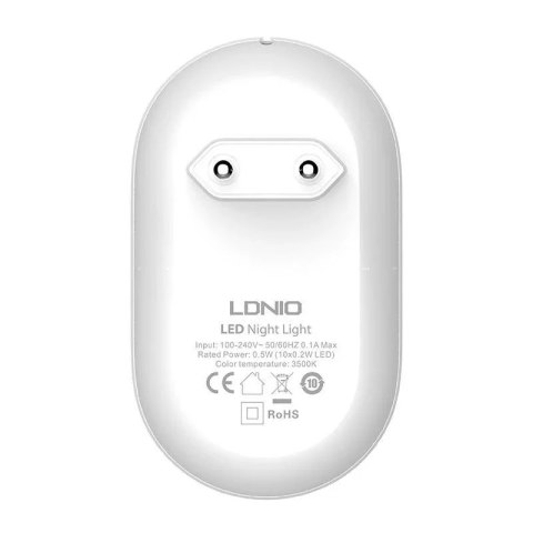 LDNIO Lampka Nocna z Czujnikiem Światła LDNIO Y2 Sensor Night Light LDNIO Lampka Nocna z Czujnikiem Światła LDNIO Y2 Sensor Night Light