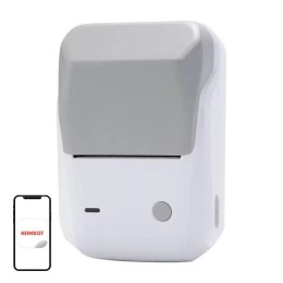 Marka niezdefiniowana Mobilna drukarka termiczna do etykiet Niimbot B1 Szara Bluetooth