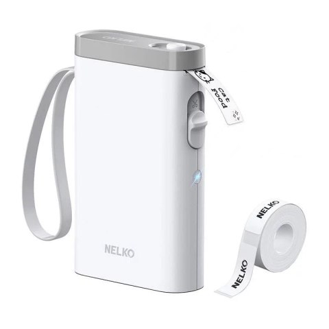 Nelko Termiczna drukarka etykiet Nelko P21 Bluetooth USB-C biała Nelko Termiczna drukarka etykiet Nelko P21 Bluetooth USB-C biała