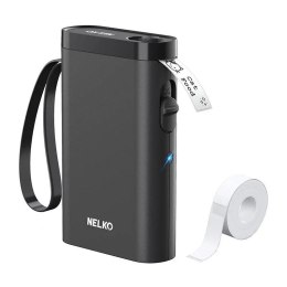 Nelko Termiczna drukarka etykiet Nelko P21 Bluetooth USB-C czarna