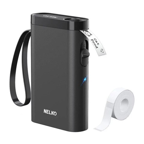 Nelko Termiczna drukarka etykiet Nelko P21 Bluetooth USB-C czarna Nelko Termiczna drukarka etykiet Nelko P21 Bluetooth USB-C czarna