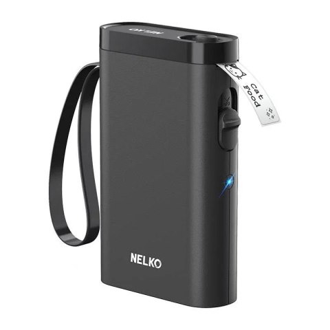 Nelko Termiczna drukarka etykiet Nelko P21 Bluetooth USB-C czarna Nelko Termiczna drukarka etykiet Nelko P21 Bluetooth USB-C czarna