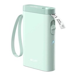 Nelko Termiczna drukarka etykiet Nelko P21 Bluetooth USB-C zielona