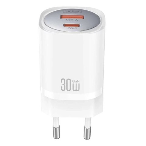 OXO Ładowarka sieciowa XO CE21, 30W, GaN, USB-C, USB-A, PD, QC, PPS OXO Ładowarka sieciowa XO CE21, 30W, GaN, USB-C, USB-A, PD, QC, PPS