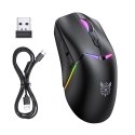 Onikuma Mysz gamingowa ONIKUMA CW928 Czarna, 2.4 GHz, Bluetooth, 12 000 DPI, RGB