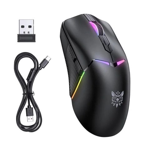 Onikuma Mysz gamingowa ONIKUMA CW928 Czarna, 2.4 GHz, Bluetooth, 12 000 DPI, RGB Onikuma Mysz gamingowa ONIKUMA CW928 Czarna, 2.4 GHz, Bluetooth, 12 000 DPI, RGB