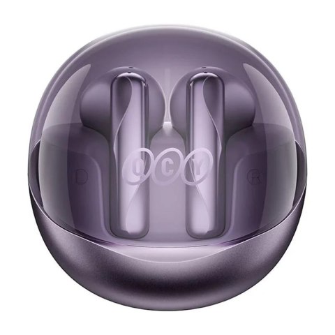 QCY Słuchawki TWS QCY AilyBuds Clear T32 (Fioletowe) QCY Słuchawki TWS QCY AilyBuds Clear T32 (Fioletowe)