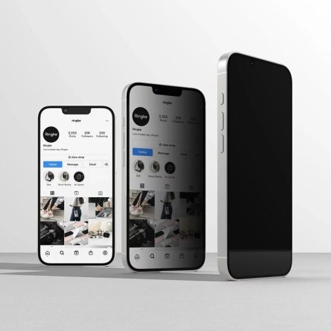 Ringke Szkło Prywatyzujące do iPhone 16e Ringke Easy Slide 2-Pack Privacy Ringke Szkło Prywatyzujące do iPhone 16e Ringke Easy Slide 2-Pack Privacy