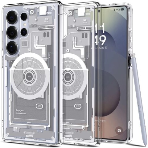 Spigen Etui do Samsung Galaxy S25 Ultra White Spigen Ultra Hybrid Mag MagSafe Zero One Spigen Etui do Samsung Galaxy S25 Ultra White Spigen Ultra Hybrid Mag MagSafe Zero One