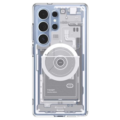 Spigen Etui do Samsung Galaxy S25 Ultra White Spigen Ultra Hybrid Mag MagSafe Zero One Spigen Etui do Samsung Galaxy S25 Ultra White Spigen Ultra Hybrid Mag MagSafe Zero One