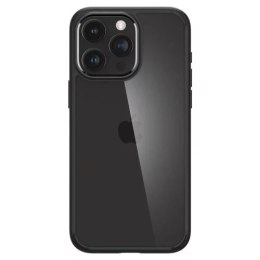 Spigen Etui do iPhone 15 Pro Spigen Crystal Hybrid Przezroczysto-Czarne