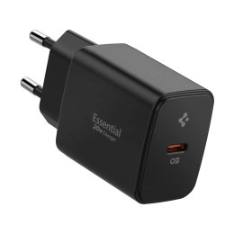 Spigen Ładowarka Sieciowa Spigen Essential EE201EU 20W USB-C GaN Quantum Boost Black
