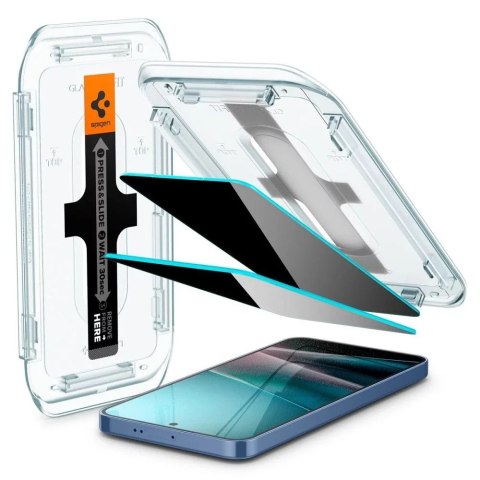 Spigen Szkło Prywatyzujące do Samsung Galaxy S24+ / S25+ Spigen Glas.TR EZ Fit HD 2-Pack Spigen Szkło Prywatyzujące do Samsung Galaxy S24+ / S25+ Spigen Glas.TR EZ Fit HD 2-Pack