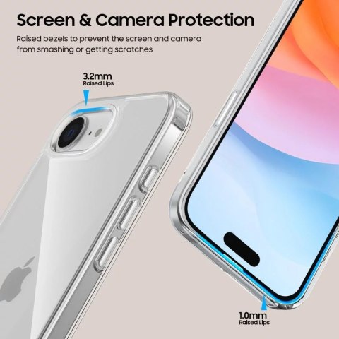 Tech-Protect Etui do iPhone 16e Tech-Protect FlexAir Hybrid Clear Tech-Protect Etui do iPhone 16e Tech-Protect FlexAir Hybrid Clear