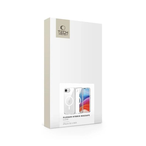 Tech-Protect Etui do iPhone 16e Tech-Protect FlexAir Hybrid MagSafe Clear Tech-Protect Etui do iPhone 16e Tech-Protect FlexAir Hybrid MagSafe Clear