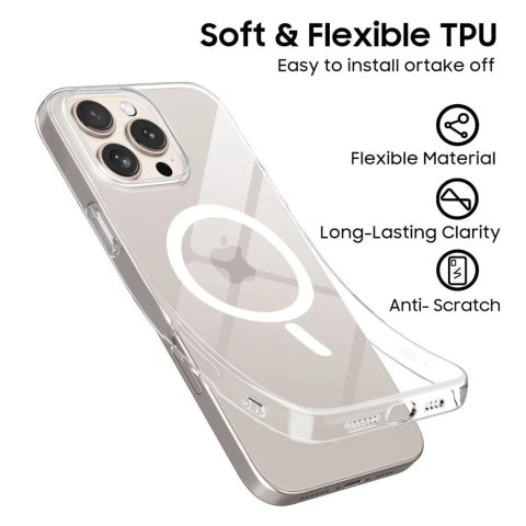 Tech-Protect Etui do iPhone 16e Tech-Protect FlexAir MagSafe Clear Tech-Protect Etui do iPhone 16e Tech-Protect FlexAir MagSafe Clear