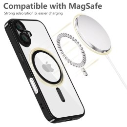 Tech-Protect Etui do iPhone 16e Tech-Protect MagFlex MagSafe Shiny Black