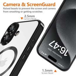 Tech-Protect Etui do iPhone 16e Tech-Protect MagFlex MagSafe Shiny Black