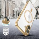 Tech-Protect Etui do iPhone 16e Tech-Protect MagFlex MagSafe Shiny Gold