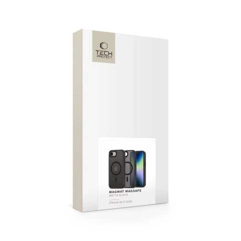 Tech-Protect Etui do iPhone 16e Tech-Protect MagMat MagSafe Matte Black Tech-Protect Etui do iPhone 16e Tech-Protect MagMat MagSafe Matte Black