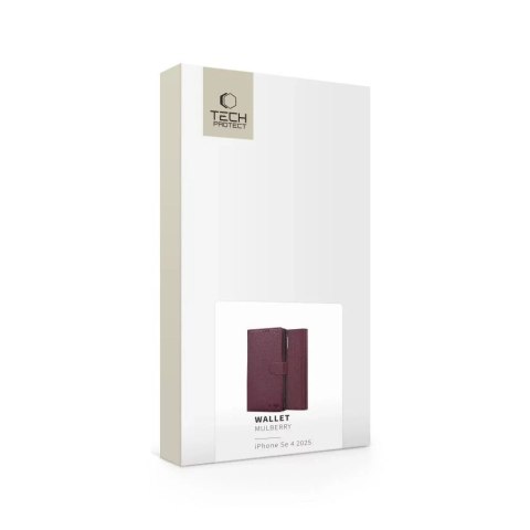 Tech-Protect Etui do iPhone 16e Tech-Protect Wallet Mulberry Tech-Protect Etui do iPhone 16e Tech-Protect Wallet Mulberry