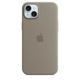 Apple Etui do Apple iPhone 15 Plus z MagSafe, kolor Szaro-Beżowy Clay - Silicone Case