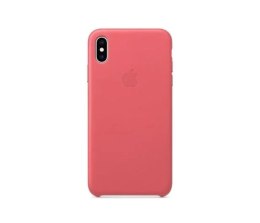Apple Etui do Apple iPhone XS Max, kolor Czerwony Peony Pink - Leather Case