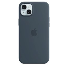 Apple Etui do iPhone 15 Plus Apple Silicone Case MagSafe Granatowe