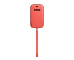 Apple Etui futerał do Apple iPhone 12/12 Pro, kolor Pomarańczowy Pink - Leather Sleeve